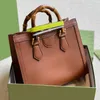 Famous Designers Handbag Genuine Bamboo Bags Top Quality Light Lady Fashion Wallet Cross Body Handle Plain Women AlligatorPopu230p