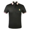 Дизайнерская полоса Polo рубашка футболки змея Polos Bee Floral Mens High Street мода лошадь поло роскошная футболка 369