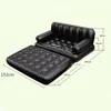 Stuhlabdeckungen Air Sofa Bett 5 in 1 aufblasbare Couch Langlebig bequem Multi -funktional für Wohnzimmer Schlafzimmer2417575