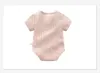 Fashion-Baby Boys Pagliaccetti estate infantile manica corta tute con bowtie toddler cotone onesies bambini un pezzo