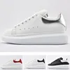 Klasik 20ss platform Ayakkabı Lazer Üçlü Siyah Beyaz Blk İnci Deri Küçük Yeşil Koşu Spor Sneaker size36-45