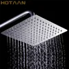 aan Square Stainless Steel Showerhead Rainfall Shower Chrome High Pressure Ultra-thin Shower Head Faucet Ducha 210724