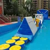 子供用プールアクセサリーのためのインフレータブルトランポリンウォーターパークコンボスライドバウンサージャンプゲーム