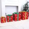 Рождественский подарок Wrap коробка магазин супер сцена украшения снежинка конфеты упаковка шоколада упаковка новогодние детские подарки детские принадлежности