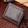 Кошельки Pidengbao Brand Men's Wallet Card Wallet Vintage Value Leather Money Short With Gift Box1