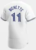 2024 Custom 11 Bo Bichette Jersey 27 Vladimir Guerrero Jr. 4 George Springer 3 Otto Lopez 2 Orelvis Martinez 49 Leo Jimenez 30 Alejandro Kirk 야구 유니폼