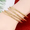 India African Gold Color Baby Bangle For Boys Girls Ethiopian Bangles Jewelry
