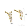 Fashion Shiny Zircon Stud Earrings for Women Horse Eye Light Luxury Earrings Christmas Wedding Jewelry Gifts Wholesale Item