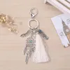 Bohemian Tassel Keychain Lady Bag Car Pendant 16.5CM Zinc Alloy Key Ring Gift