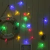 Halloween horrible Spider Style Light String 10/20/40LED Battery Powered Led Spiders Lights for HalloweenDay Party Yard Decorations D1.5