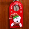 Feliz Natal porta pendurando ornamento de pingente decoração de natal para casa hotel porta presente xmas presente de ano novo decoração DBC VT1069