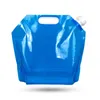 4 stks Outdoor Water Bag 5 / 10L Vouwende CANNER PE smaakloze veiligheidsafdichting Lichtgewicht drinken opbergzakken