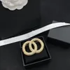 CH brooch brand jewelry brass gold plated vintage Luxury advanced retro brooches for designer high quality Pins exquisite gift316u