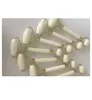 White jade massager, face stone, double-headed massage roller, face relaxation tool