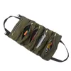 Förvaringspåsar Bil Super Roll Tool Zipper Bag Multi-Purpose Canvas Up Organizer Bucket