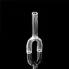 Wholesale Hookahs New Design Clear Transparent Tuning Fork U-Shape Glass Smoking Herb Smoke Tbacco Pipe