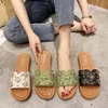 2022 Ladies Flat Slippers Summer Fashion New Thick Soles Comfortable Non-Slip Soft Soles Outdoor Leisure Shopping Beach Sandals