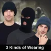 Cycling Caps & Masks Outdoor Ski Mask Knitted Face Neck Cover Winter Warm Balaclava Full Skiing Hiking Sports Hat Cap Windproof