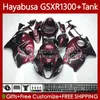 1300CC Hayabusa pour SUZUKI GSX-R1300 GSXR-1300 GSXR 1300 CC 74No.9 GSXR1300 1996 1997 1998 1999 2000 2001 GSX R1300 2002 2003 2004 2005 2006 2007 Carénage vin rouge noir