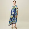 Long Cotton Beach Cover Up Pareos de Playa Mujer Kaftan Wear Oversize Bikini Robe Plage Sarong Tunika # Q807 210420