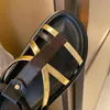 Обувь 2022Luxury Обувь для женщин Сандалии Сандалии и тапочки Известный бренд Повседневная мода Летняя ранняя весна Толстоедое износостойкость H