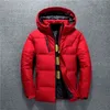 Vinterjacka Män Högkvalitativ Mode Casual Coat Hood Tjock varm Vattentät Down Jacket Male Winter Parkas Ytterkläder 210818