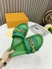 Fashionable and beautiful women's slippers designer high quality leisure anti slip summer flower sole water adding table 4cm type face belt frame size 35-42