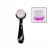 2021 Manicure tools Custom LOGO Nail brush Round head with cover Dust brush fashion Long handle plastic Multifunctional cleansing brush