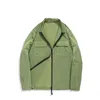 Metal nylon brand Men's Jackets Summer light and thin couple style coat Leisure outdoor long sleeve tooling Outerwear