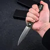 Coltello pieghevole Flipper di alta qualità D2 Stone Wash Blade G10 + Manico in acciaio inossidabile Cuscinetto a sfere Coltelli tascabili EDC ad apertura rapida