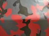 Snö Camouflage Black Gray Red Vinyl Diy Styling Klistermärke Självhäftande Camo Bil Wrap Folie med Air Release Bubbles