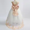 fashion flower girl tutu dress high quality girls children wedding party ball gown princess dress