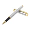 Penne a sfera Penna in metallo di lusso Firma Inchiostro nero Gel Cancelleria Forniture per ufficio Regali aziendali D5QC