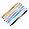 Bling Fiber Stylus Długopis dla iPhone 13 Mini Pro Max 12 11 XR XS 7 6 Samsung Note20 S21 S20 F62 F52 A32 LG Stylo Sony MP3 IPAD Table Kolorowe Pojemnościowe Ekran Dotykowy Pens 2021