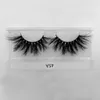 Toptan Doğal Yanlış Kirpikler 3D Vizon Lashes Yumuşak Makyaj Uzatma Makyaj Sahte Göz Lashes 3D Serisi 25mm