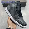 2021 Topkwaliteit Jumpman 1 Basketbalschoenen Mid Charcoal Gray 1s Designer Mode Sport Running Schoen met Doos