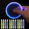 Canetas esferográficas 1 pc LED colorido luminosa caneta de giro rolando ponto de esfera aprendizagem material material aleatório
