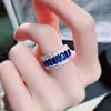 Choucong Brand Luxury Jewelry Party Real 100% 925 Sterling Silver Full Princess Cut Multi Gemstones Moissanite Women Wedding Engag3204