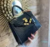 2021 Crocodile M￶nster Handv￤ska Designer Ladies Handbags Bag Purses High-End Fashion Eight Colors att v￤lja mellan alla storlekar p￥ v￤skor 232C