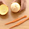 15cm Lång sektion Orange eller Citrus Peeler Fruit Zesters Stripper Apelsiner Device Skinning Kniv Citru Opener Frukter Verktyg