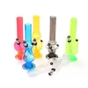 Acrylic Water Pipe for Smoking 20CM Transparent Bongs removable and Washable Pipes