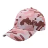 Camouflage Baseball Hut Criss Cross Pferdeschwanz Caps Mode Chaotisch Gewaschene Mesh Cap Outdoor Sport Sonnencreme Festliche Party Hüte DB681