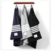 Fashion Stripe Splicing Summer Shorts Mężczyźni Bawełna Casual Beach Drawstring Męskie Duży Rozmiar Luźne Sportswear Krótkie spodnie 210714