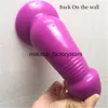 Massage 19.5 * 7cm Artifical Anal Dildo Sexleksaker för män Kvinnor Gay Anal Plug Kvinnlig Onani Vuxen Anus Expander Stimulator Erotic Toy