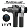 LCD Display Fascia Massager Gun Muscle Pain Body Massage Relax Exercise Fitness Shaping