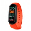 2021 wersja globalna M6 opaska do inteligentnego zegarka opaski mężczyźni kobiety Smartwatch Fitness bransoletka sportowa dla Apple Huawei Xiaomi Mi Smartband zegarki