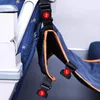 Hamac de record de pied réglable avec couvercle de siège d'oreiller gonflable pour les avions trains de chaise bus couvertures