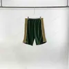 Designer Mens Shorts Pants Sportswear Jogger Loose Casual Black dark green Hip Hop For Men Couples Top quality Side reflective design Short