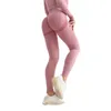 Mulheres Esporte Fitness Seamless Roupa Alta Cintura Elástica Nádega Hip Up Yoga Leggings Gym Trainning Treinning Calças Feminino Atacado