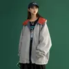 Le giacche da donna indossano entrambi i lati in primavera e in autunno le donne coreane sciolte sottili all-match giapponese bf wind 210922